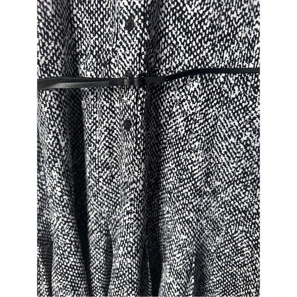 Calvin Klein sleeveless black and white print women's dress size 14 NWT - Picture 5 of 14